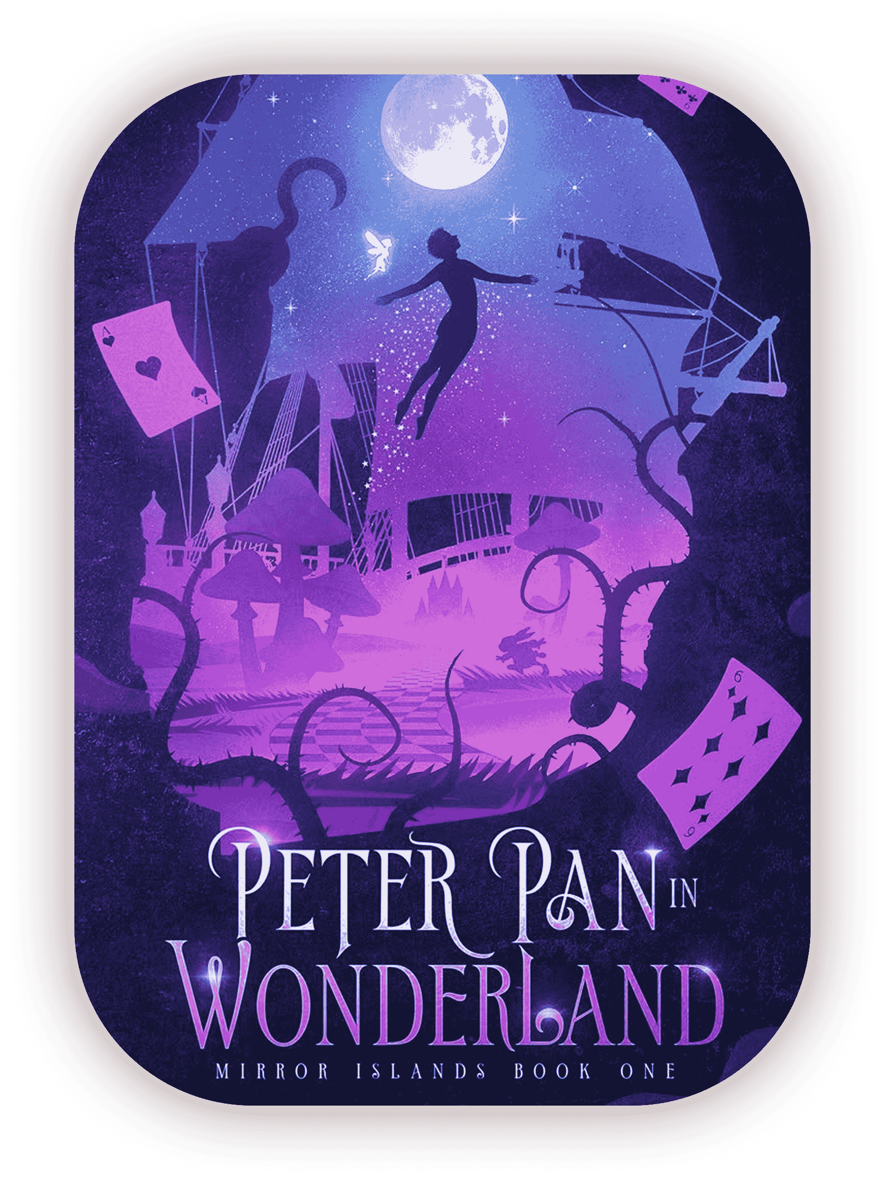 Peter Pan in Wonderland book cover